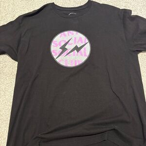 Anti Social Social Club short sleeve black Tee xl